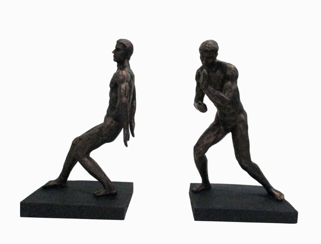 غش‌گیر کتاب طرح فیگور انسان برنزی