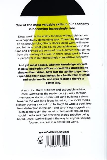 (Deep Work(rules for focused success in a distracted world