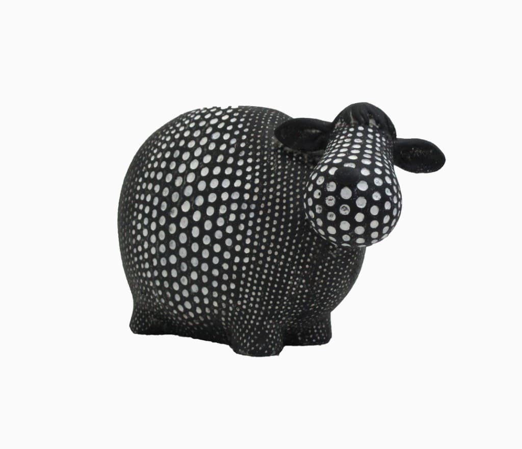 تندیس اسب آبی سیاه و سفید