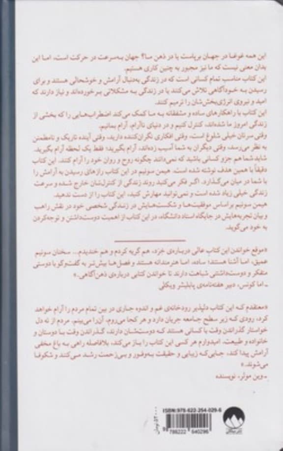 دمی آرام گیر و فرزانه شو (چگونه در این دنیای پرتلاطم آرام و آگاه باشیم)