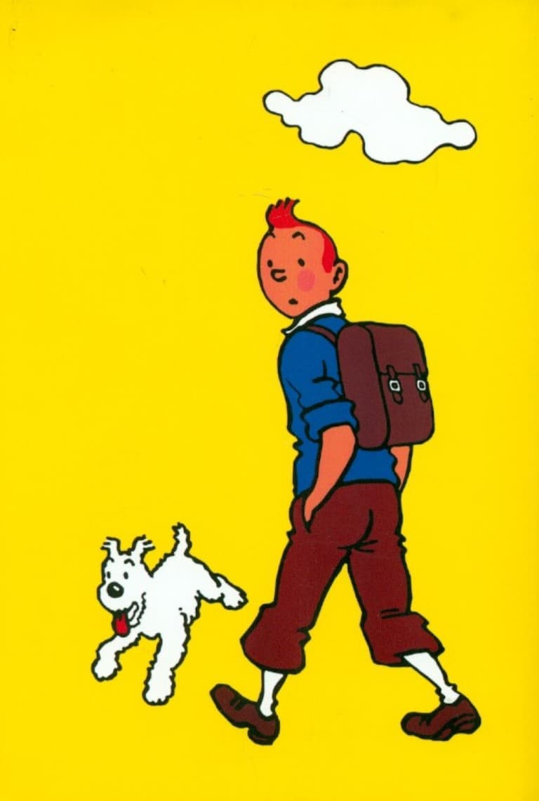 دفتر تن تن زرد