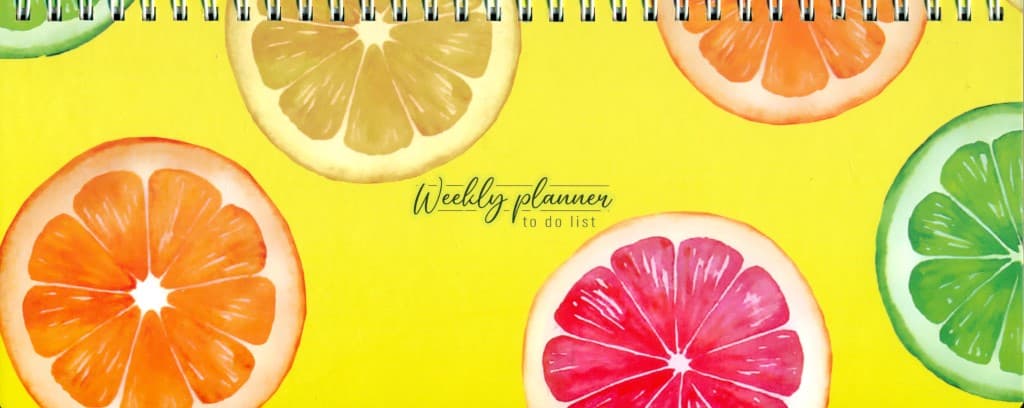 دفتر یادداشت خط دار برنامه ریزی هفتگی (کد 474)،(سیمی)