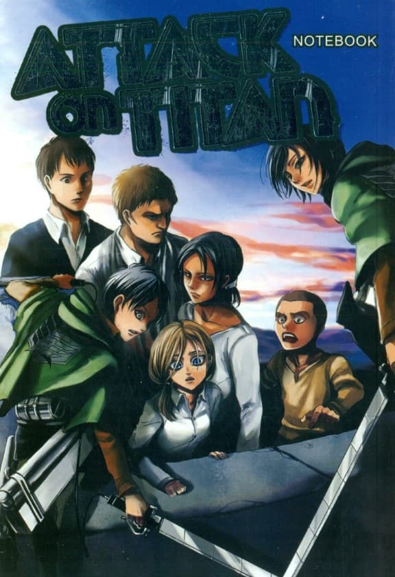 دفتر خط دار حمله به تایتان (ATTACK ON TITAN)،(کد 528)