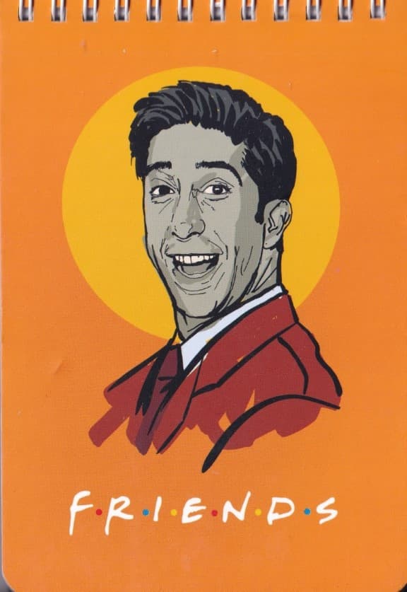 دفتر یادداشت خط دار دوستان (FRIENDS،کد 303)،(سیمی)