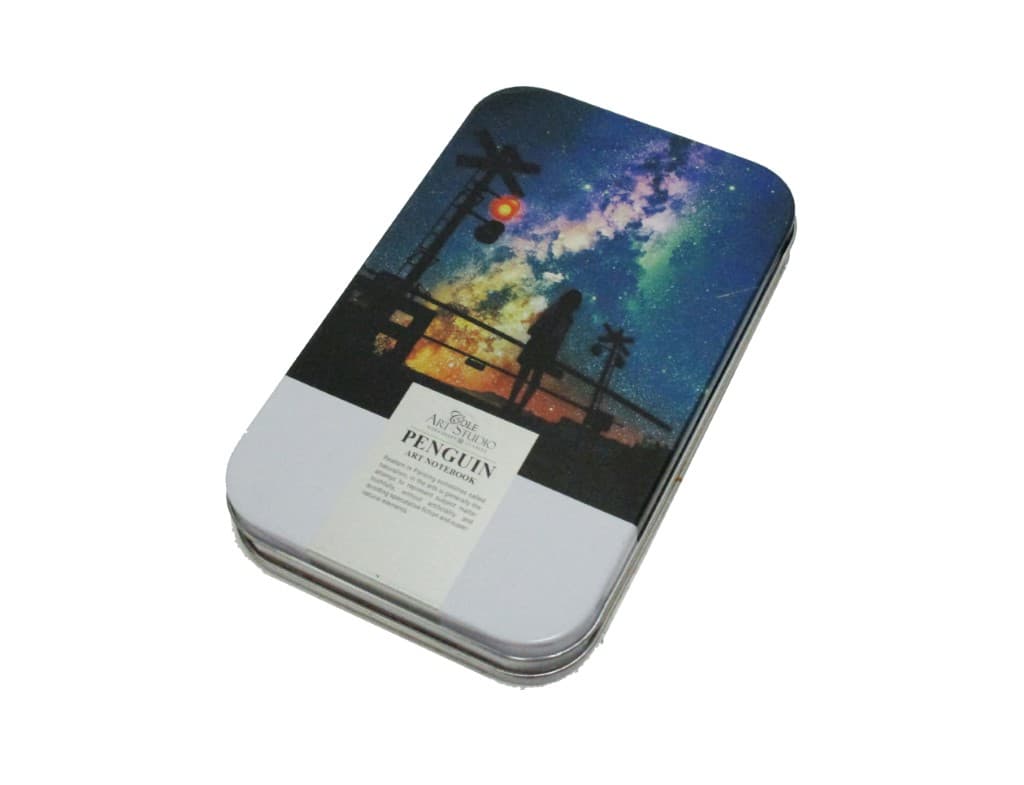 دفترچه یادداشت جلد فلزی پنگوئن (کد 372) پالتویی