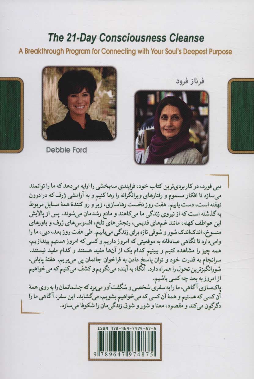 پاکسازی آگاهی (برنامهای در 21 روز برای ارتباط با مقصود جان)