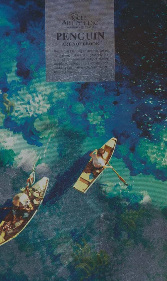 دفترچه یادداشت نقطه‌ای جلد فلزی پنگوئن (کد 916) پالتویی