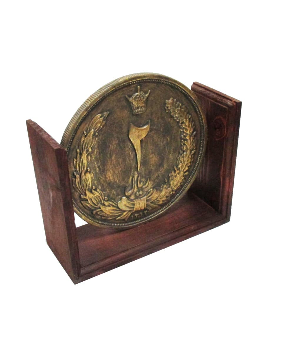 غش‌گیر کتاب طرح سکه 2 ریالی قاجاری