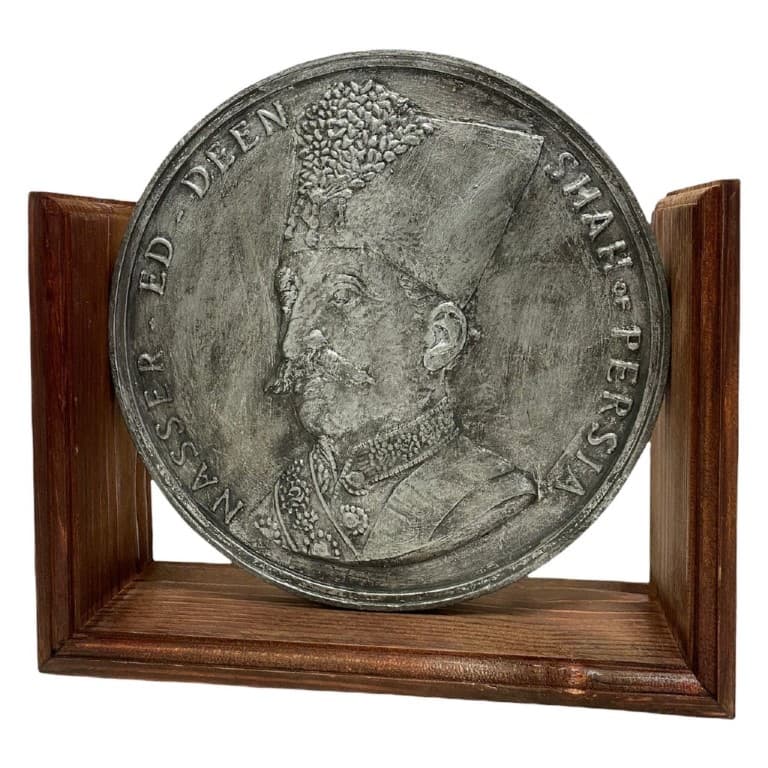 غش‌گیر کتاب طرح سکه یادبود ناصرالدین‌شاه نقره‌ای