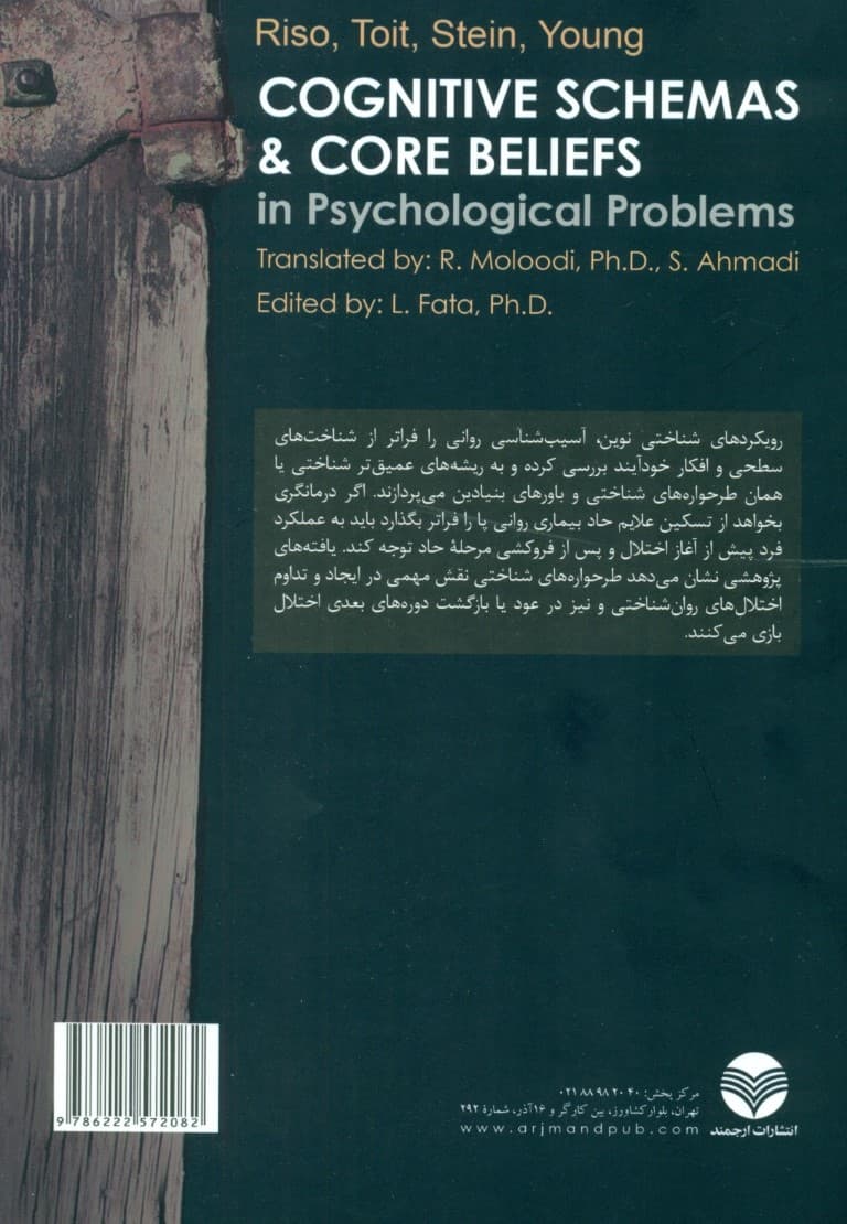 طرحوارههای شناختی و باورهای بنیادین در مشکلات روانشناختی (راهنمای عملی برای متخصصان و درمانگران)