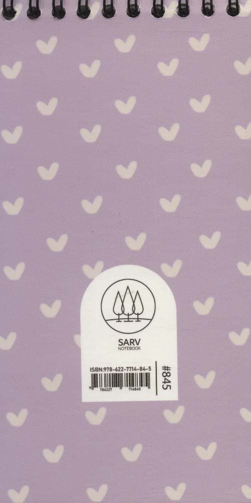 دفتر یادداشت خط دار لیست کارهای من (TO DO LIST،کد845)،(سیمی)