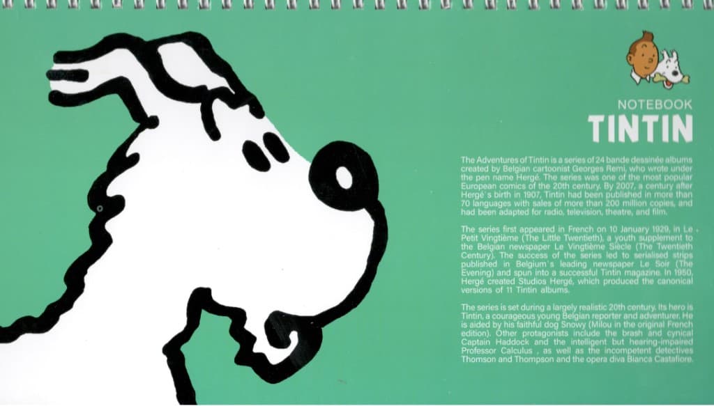 دفتر یادداشت گلاسه تن‌تن کد 405