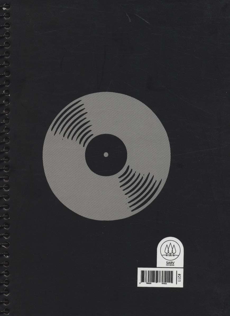 دفتر طراحی سیاه برگ (کد 211)،(سیمی)