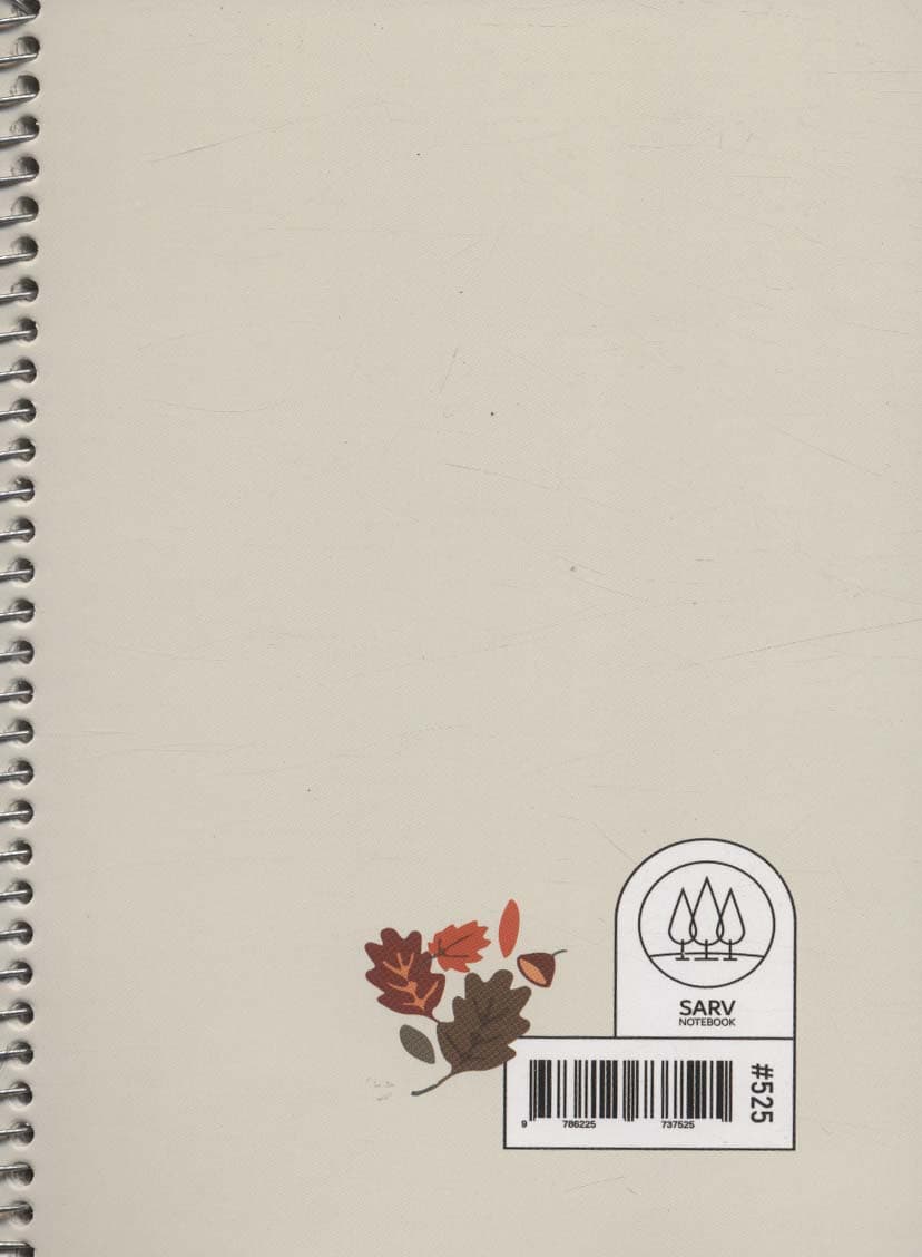 دفتر یادداشت برنامه‌ریزی شکرگزاری (پلنر سرو کد 525)