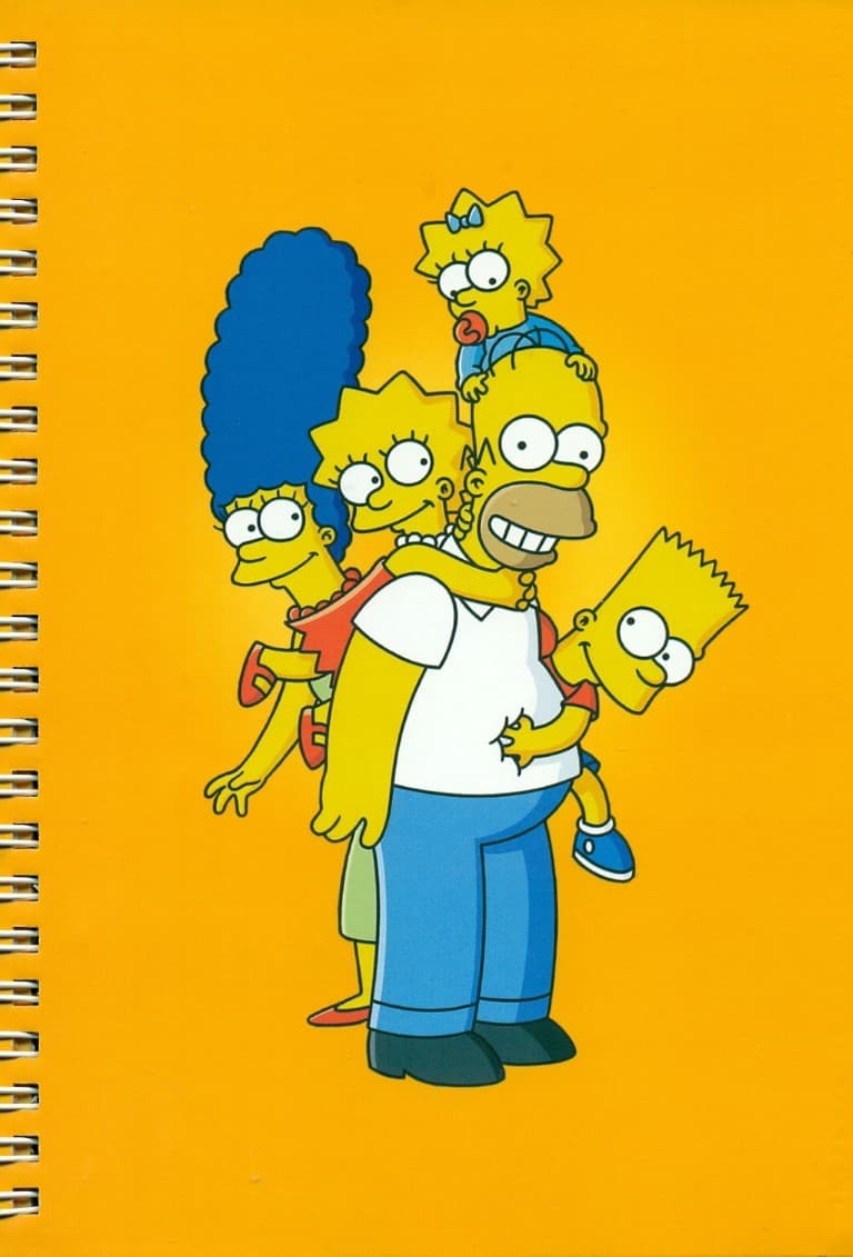 دفتر یادداشت سیمپسون 80 برگ