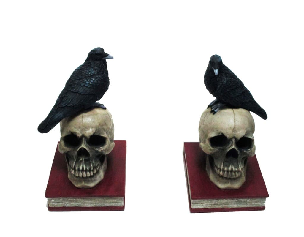 غش‌گیر کتاب طرح جمجمه انسان و کلاغ