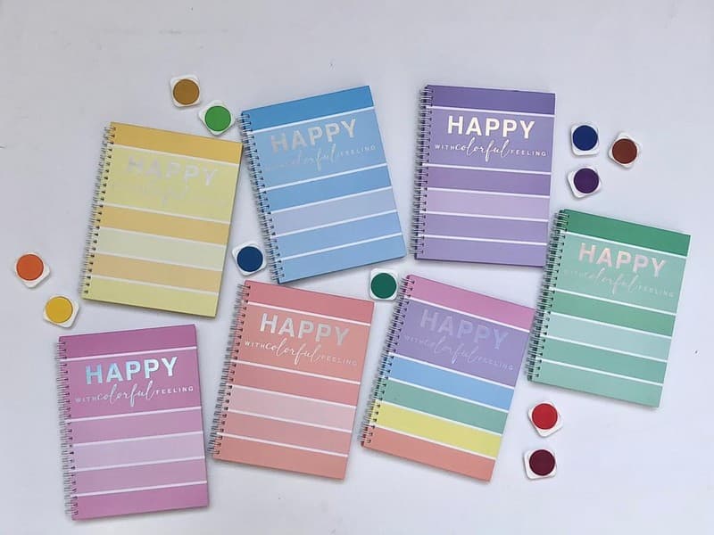دفتر happy colorful