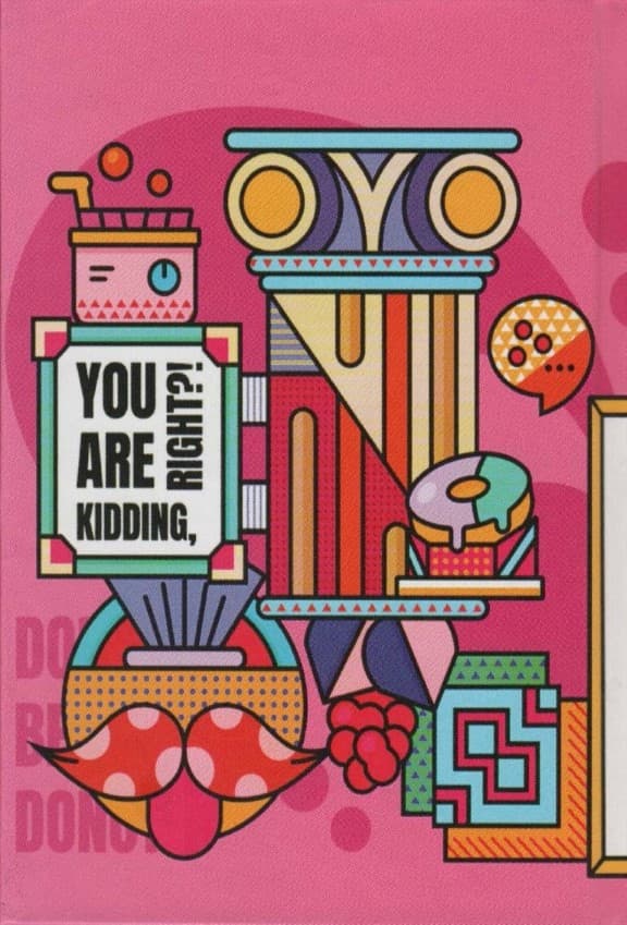 دفتر یادداشت بی خط (TUTTIFRUTTI)،(صورتی،کد 256)