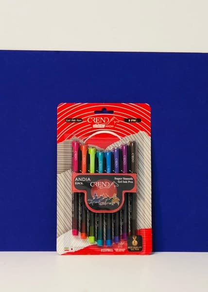 خودکار آندیا 8 رنگ فانتزی بلیستری کرند