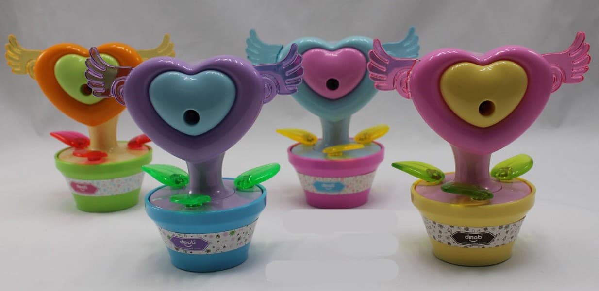 تراش رومیزی قلب بال‌دار دریسکو