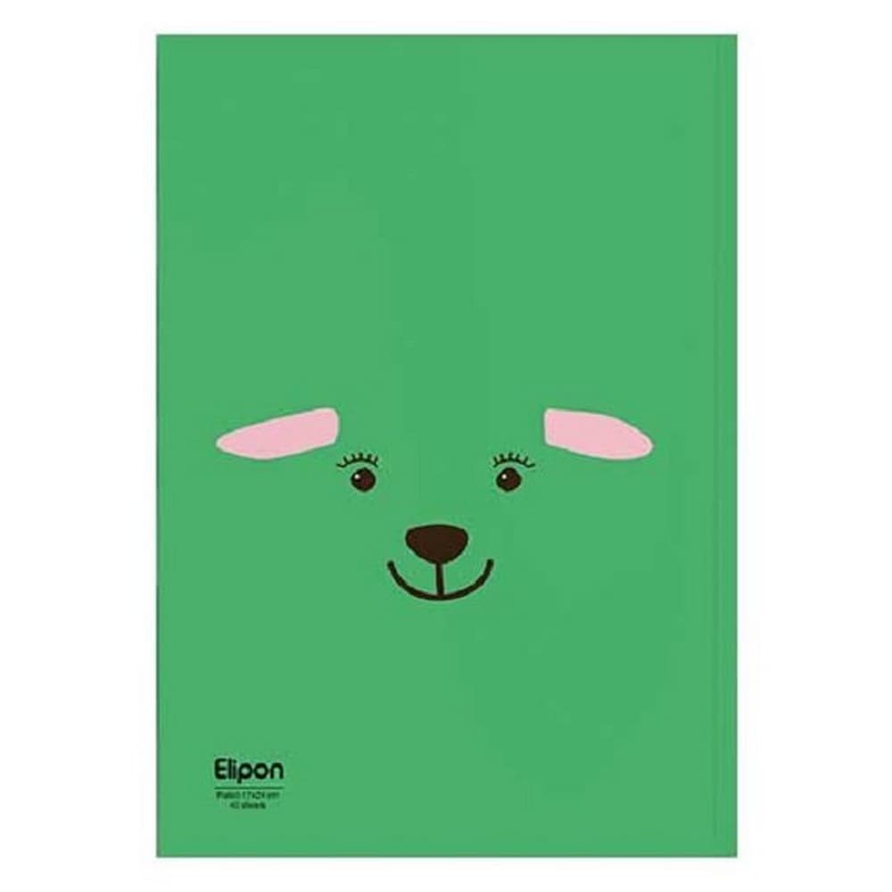 دفتر خط دار کلاسیک 40 برگ (8طرح،کد 210)