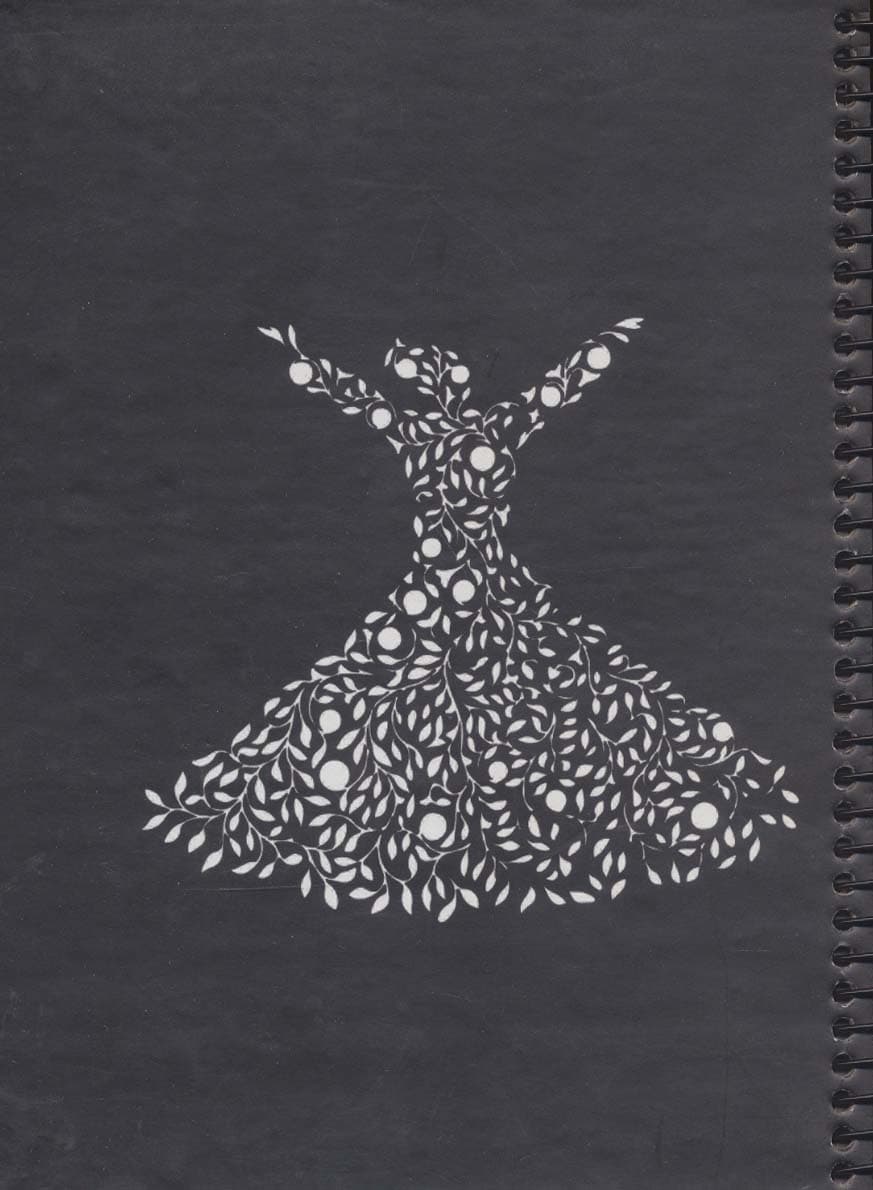 دفتر طراحی سیاه برگ (کد174)،(سیمی)