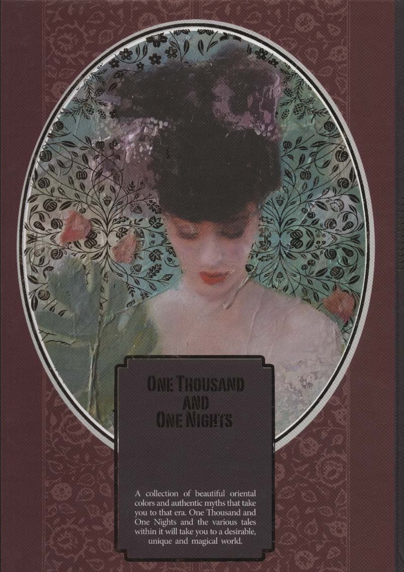 دفترچه یادداشت خط دار (ONE THOUSAND AND ONE NIGHTS)،(کد 6055)،(لب طلایی)