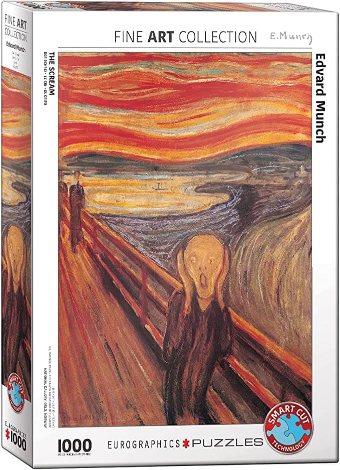 پازل (1000 تکه) جیغ اثر مونش The scream