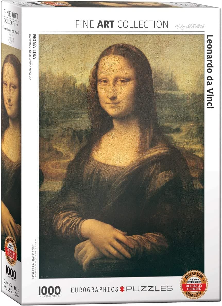 پازل (1000 تکه) مونا لیزا اثر لئوناردو داوینچی Mona Lisa