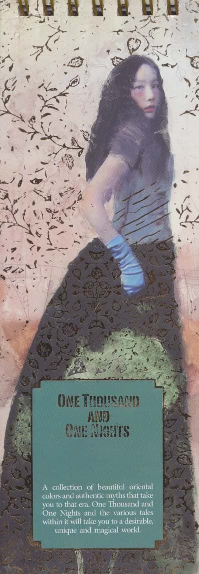 دفترچه یادداشت بی خط (ONE THOUSAND AND ONE NIGHTS)،(کد 185)،(سیمی)