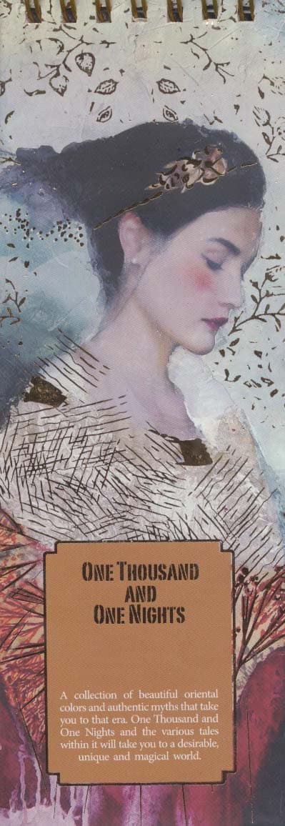 دفترچه یادداشت بی خط (ONE THOUSAND AND ONE NIGHTS)،(کد 192)،(سیمی)