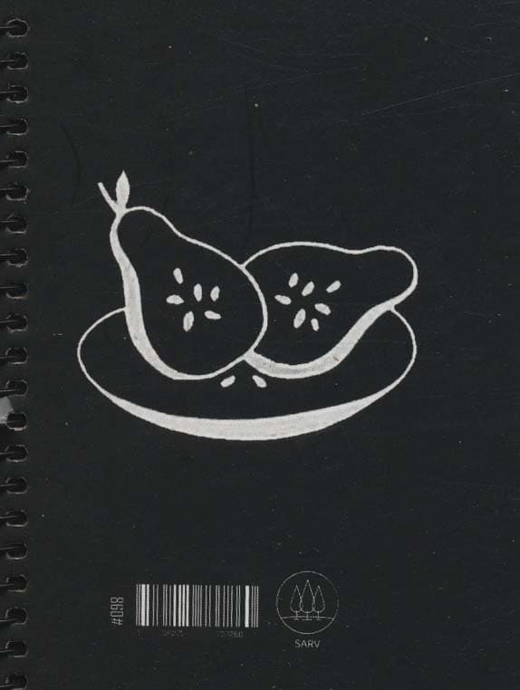 دفترچه یادداشت بی خط (کد860)،(سیمی)