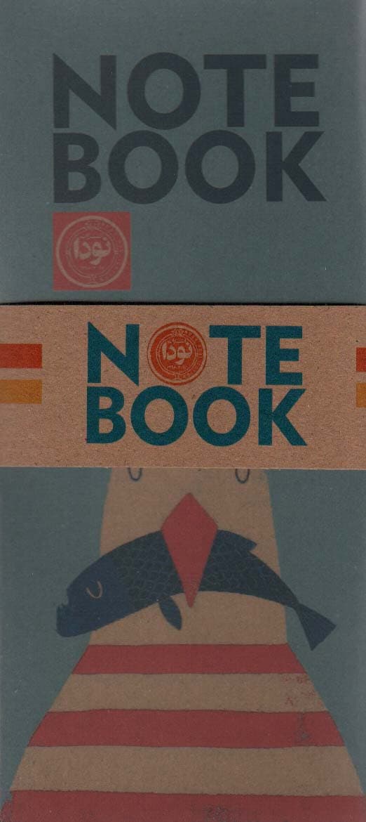 دفتر یادداشت بی خط (کد P1)،(سیمی)