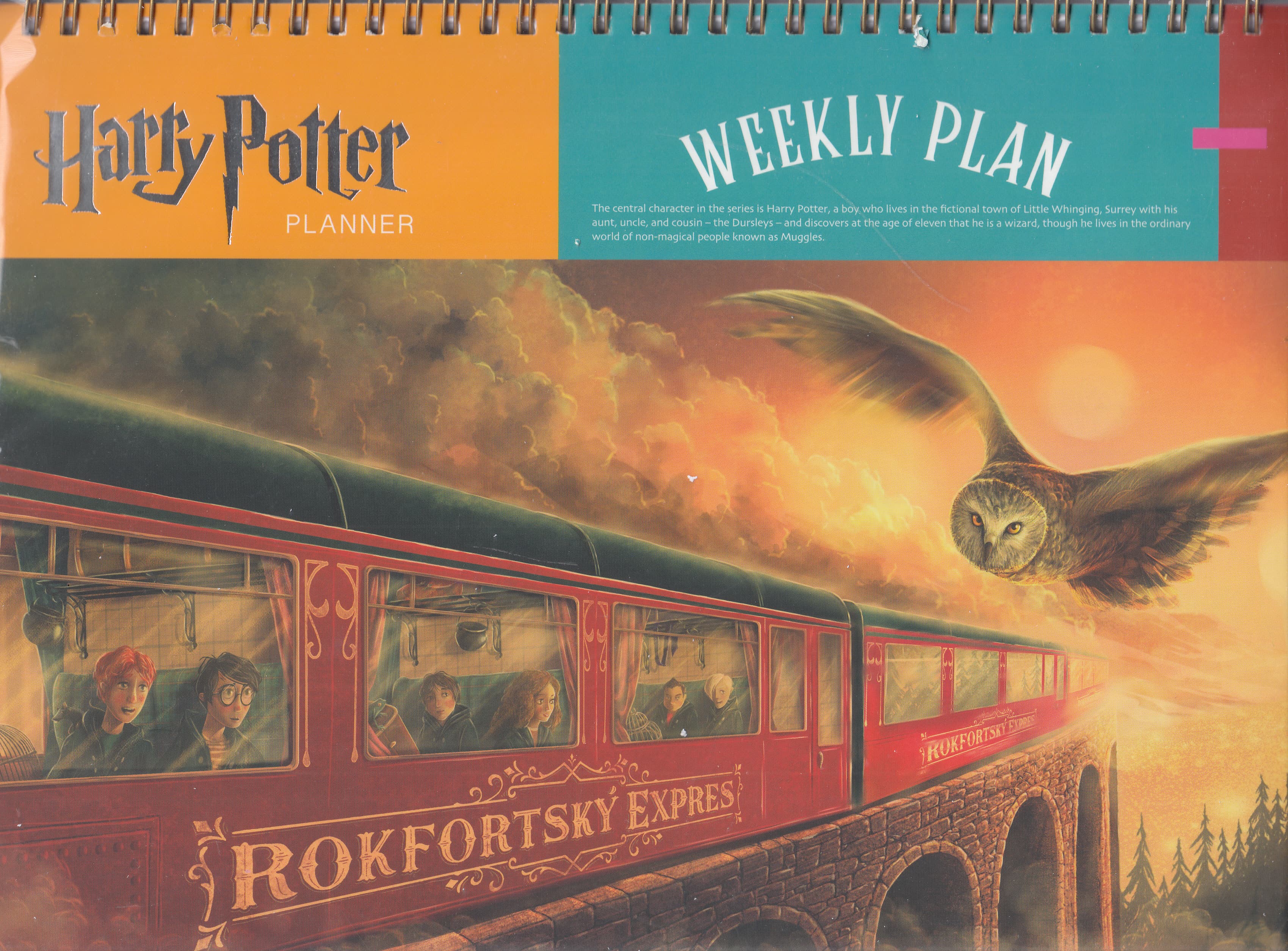 دفتر یادداشت برنامه ریزی هفتگی (هری پاتر:کد 629)،(سیمی)