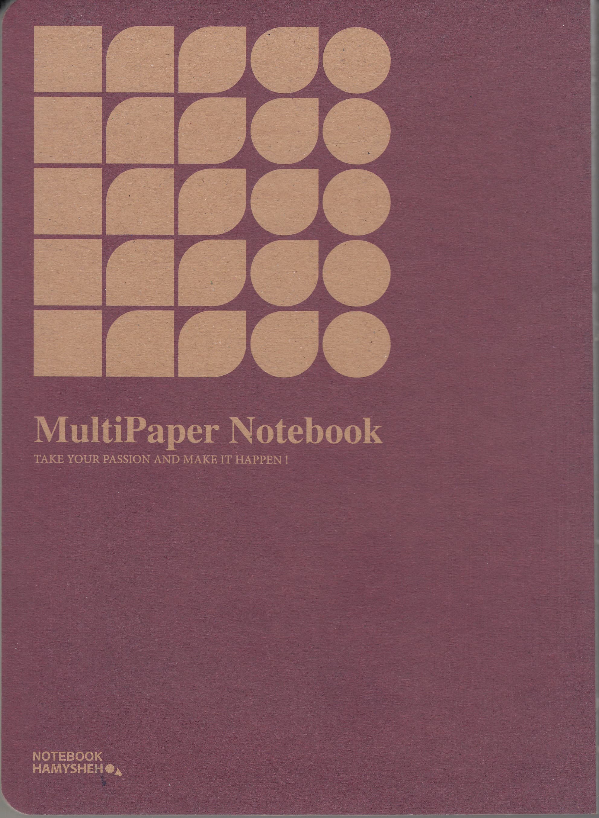 دفتر یادداشت مولتی پیپر ( ترکیبی خط‌دار بی‌خط شطرنجی  ) 871