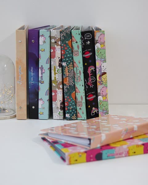 دفتر کلاسوری 100 برگ 26 حلقه قفل پلاستیکی