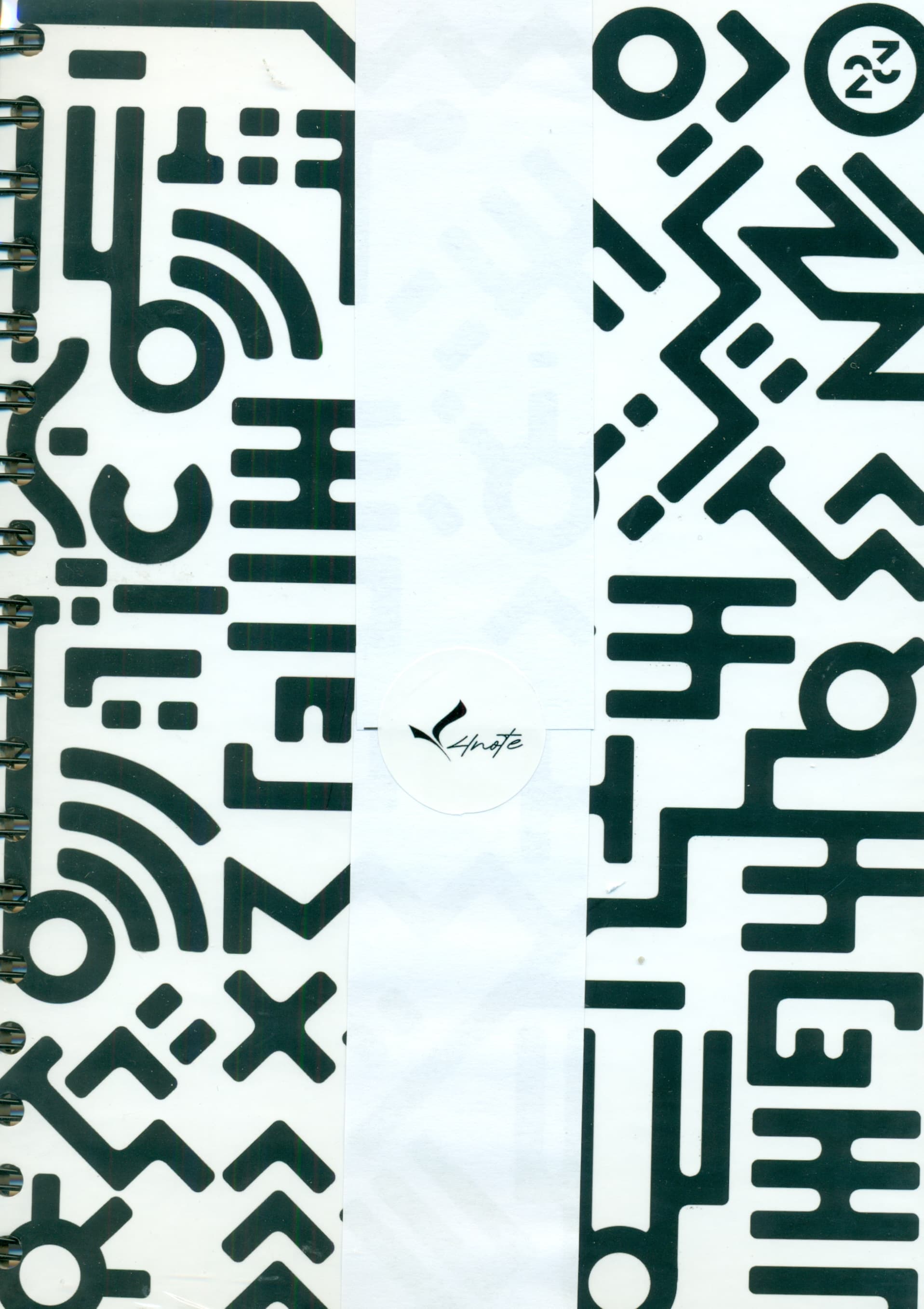 دفتر 80 برگ (وزیری سیمی) 2 سویه