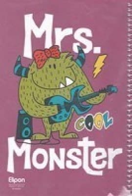 دفتر خط دار فانتزی 80 برگ (12طرح،کد 233)،(سیمی)