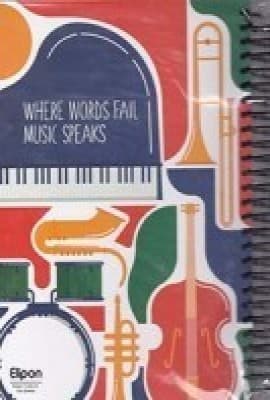 دفتر خط دار فانتزی 150 برگ (4طرح،کد 246)،(سیمی)