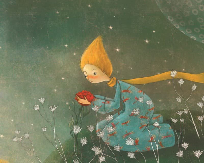 پاکت هدیه کوچک کارن شازده کوچولو و گل سرخ کد 116