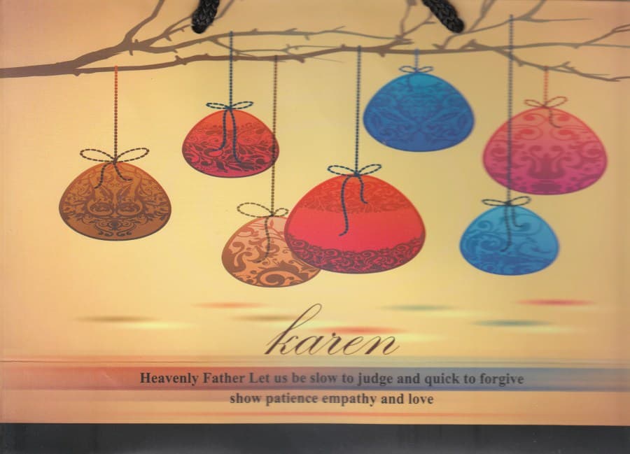 پاکت هدیه کوچک کارن گوی‌های رنگی کد 110