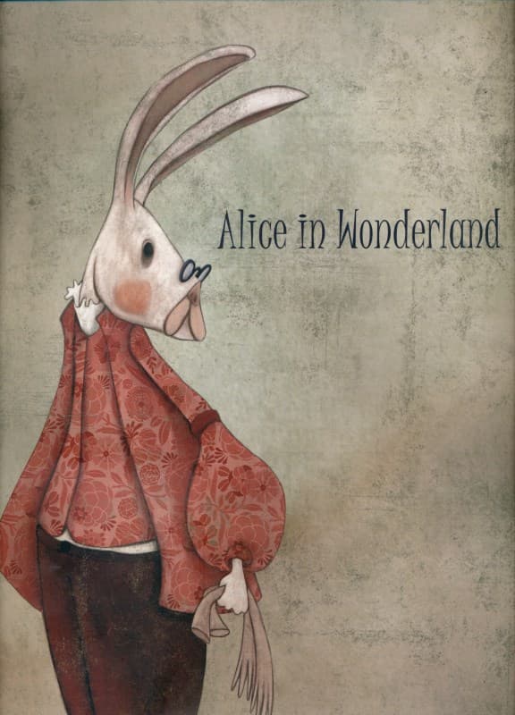 پاکت هدیه متوسط آلیس خرگوش سفید کد 02