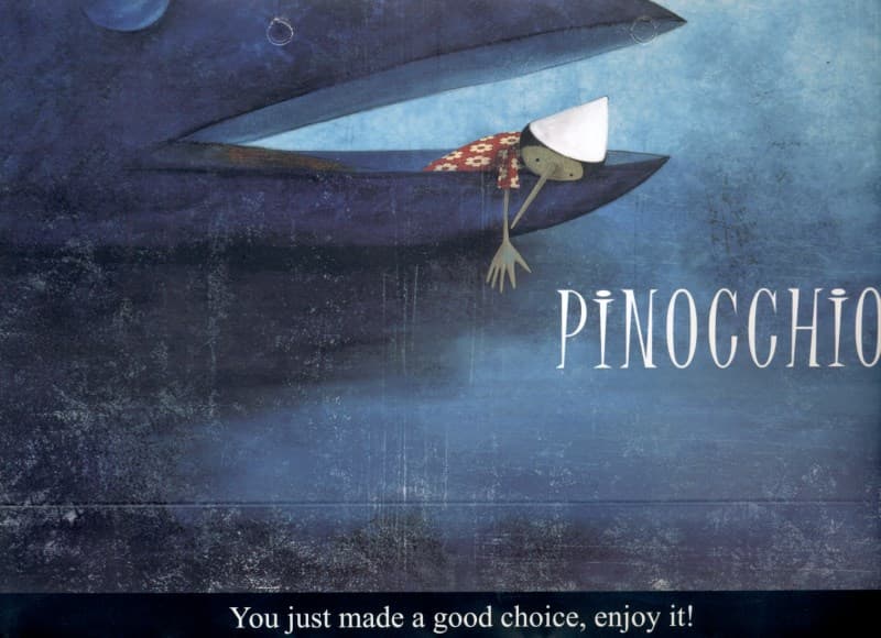 پاکت هدیه کوچک پینوکیو نهنگ کد 04