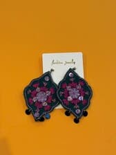 گوشواره گل‌دوزی 07