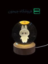 گوی کریستال 8 سانت طرح 4 (لبوبو)