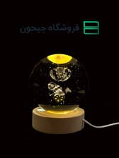 گوی کریستال 8 سانت طرح 5 (فضانورد معلق)