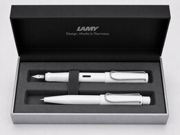 ست خودکار و خودنویس LAMY لامی Safari سافاری بدنه سفید نوک M