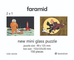 مینی پازل 150 تکه‌ای شیشه‌ای کد AN104