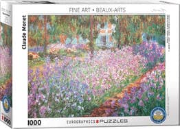 پازل 1000 تکه باغ مونه اثر کلود مونه (6000-4908) طرح Monet's garden