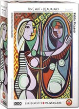 پازل 1000 تکه دختر مقابل آیینه اثر پابلو پیکاسو (6000-5858) طرح Girl Before a Mirror